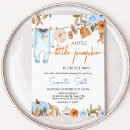 Search for autumn floral baby shower invitations Blue