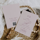 Search for burgundy and pink invitations Bride