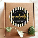 Search for gold glitter graduation stickers Grad party