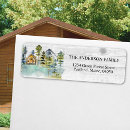 Search for lake house return address labels Lodge