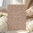 Search for brown bridal shower invitations Classic