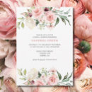 Search for pink rose bridal shower invitations Dusty