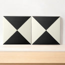 Search for black and white triangle tiles Modern