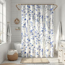Search for wildflower shower curtains Blue and white