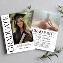 Search for bold graduation invitations High school graduation