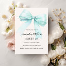 Search for aqua sweet 16 invitations Bow