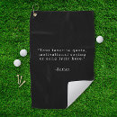 Search for golf towels Typography