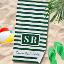 Search for couple beach towels Monogrammed