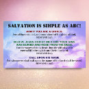 Search for salvation business cards Faith