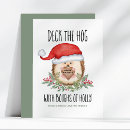 Search for hog christmas cards Santa
