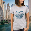 Search for chicago skyline tshirts Graphic