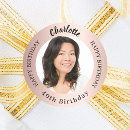 Search for adult birthday stickers Rose gold
