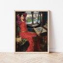 Search for victorian lady art Lady of shalott