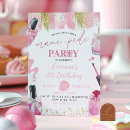 Search for pink spa party invitations Girl