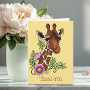 Search for giraffe thank you cards Floral