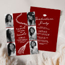 Search for red tassel graduation invitations Modern