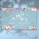 Search for 60th anniversary decoration banners Floral