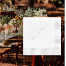 Search for gold and white wedding napkins Script