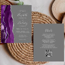 Search for purple gray invitations Modern
