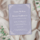 Search for lavendar wedding invitations Simple