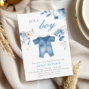 Search for blue jean invitations It's a boy
