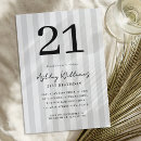 Search for black and white striped invitations Elegant