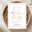 Search for the goose invitations Baby girl