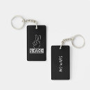 Search for peace rectangular key rings No war