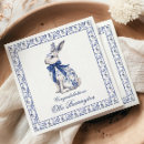 Search for watercolor bunny napkins Blue