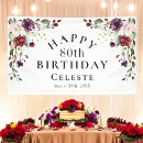 Search for red birthday party banners For her