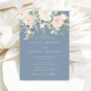 Search for blue flowers invitations Blush