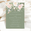Search for blush and sage green invitations Summer