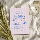 Search for pink stripe invitations Elegant