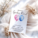 Search for pink blue balloon gender reveal invitations What do you think