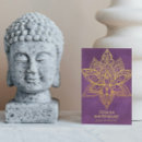 Search for purple lotus business cards Gold