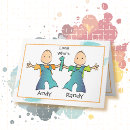 Search for boy twins cards Cute