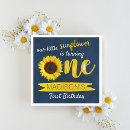 Search for navy blue and yellow napkins Sunflower