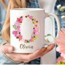 Search for initial o mugs Elegant