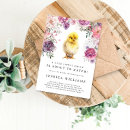Search for baby chick invitations Is about to hatch
