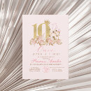 Search for 10th birthday invitations Floral