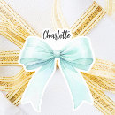 Search for teal bow stickers Elegant