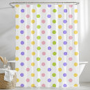Search for polka dots shower curtains Pastel
