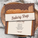Search for bread bakery business cards Artisanal