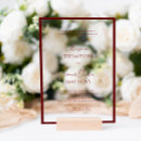 Search for crimson red wedding invitations Burgundy