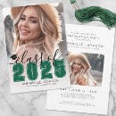 Search for green graduation invitations Class of 2025
