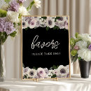 Search for bridal shower favor signs Black