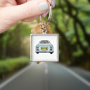 Search for car square key rings Cute