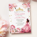 Search for pink dress quinceanera invitations Tiara
