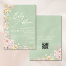 Search for sage green baby shower invitations Wildflower