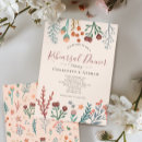 Search for wildflower rehearsal dinner invitations Whimsical wildflowers
